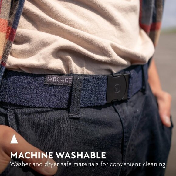 The Original Unisex Adventure Belt, Heavy Duty Elastic Webbing, Non-Metal Travel - Picture 4 of 9